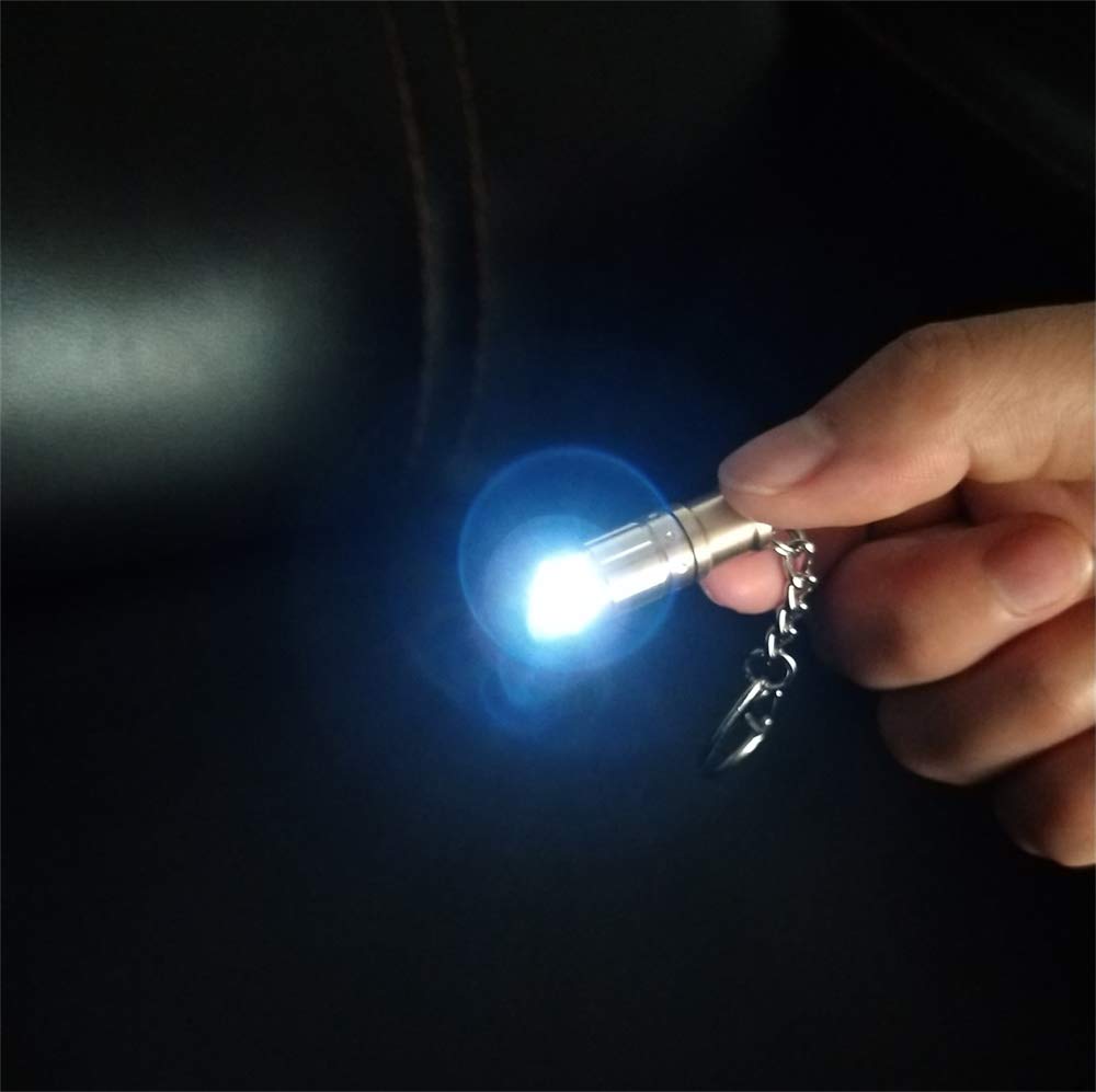 mini keychain lifelong waterproof keychain light for children emergency flashlight for emergency and a great gift Ultra-compact flashlight,