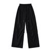 American Hip Hop Style Cargo Pants Loose Fit Wide Leg Drawstring Waist Casual Dance Sports Trousers Women