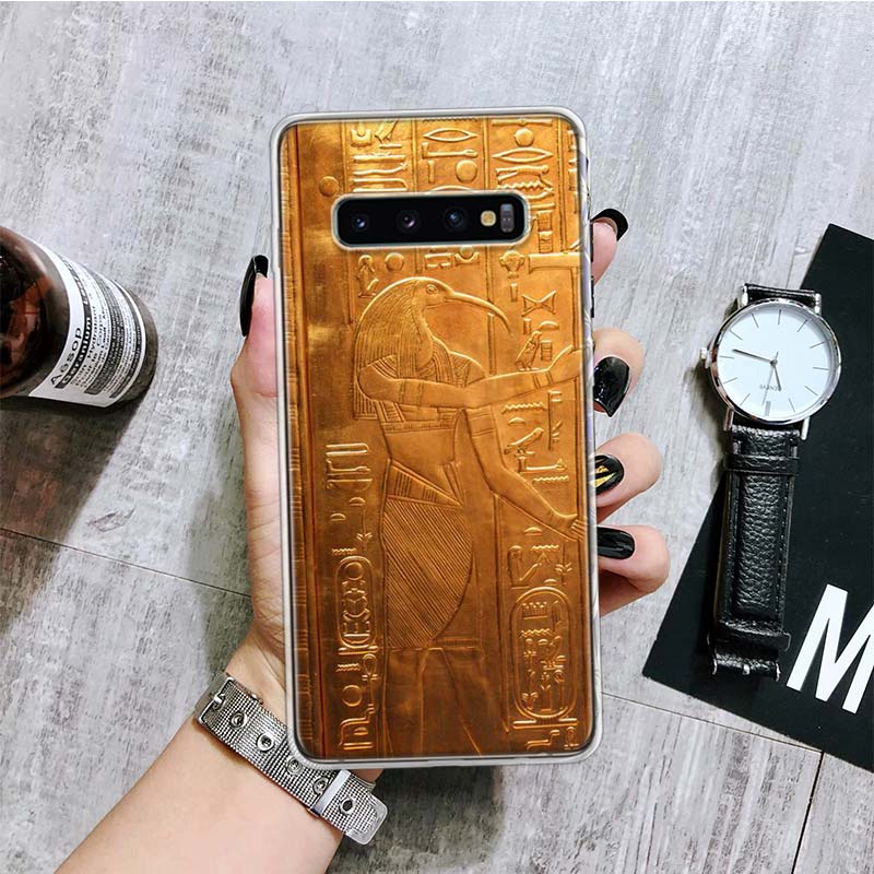 Egypt Nefertiti Anubis Ankh Phone Case For Samsung Galaxy S26 S25 Edge S24 S23 FE S22 Ultra S21 Plus S20 + Fundas Cover Coque Ga
