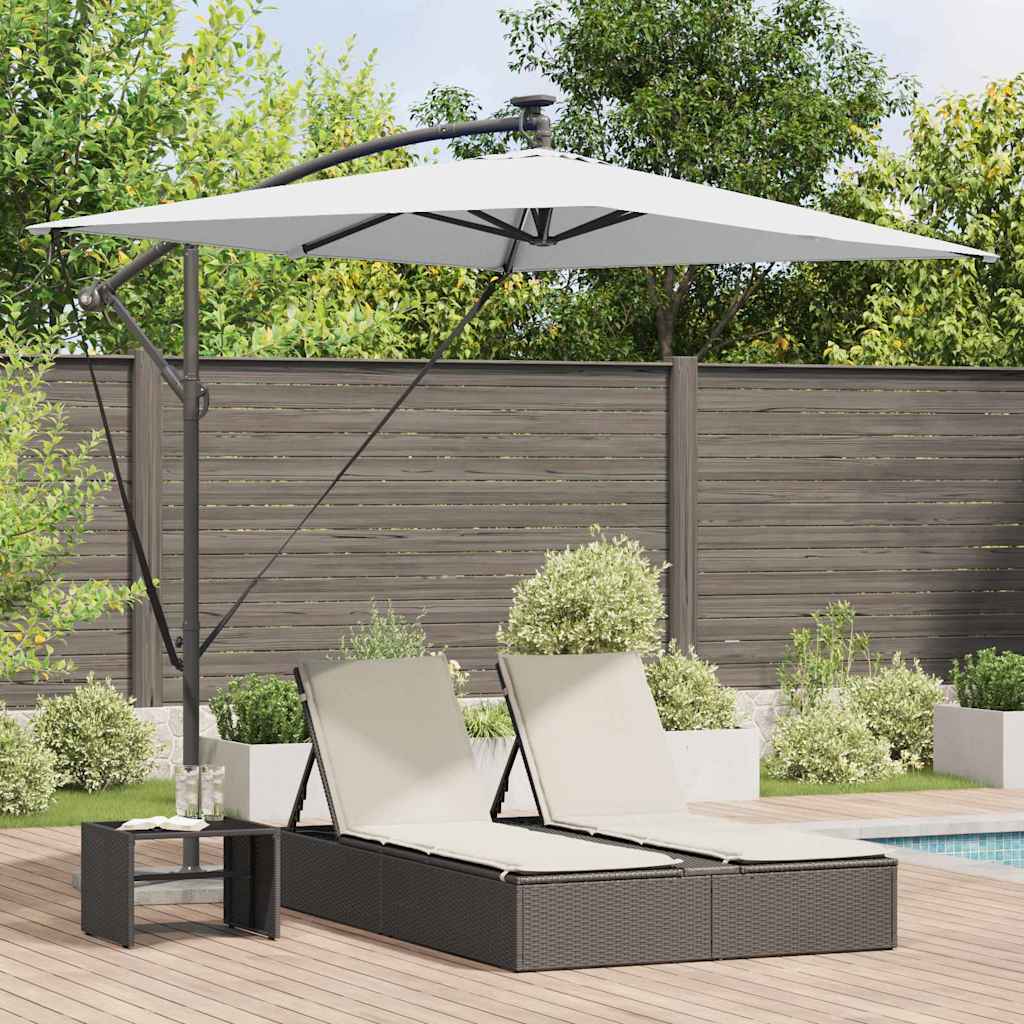 Sun Umbrella Sand 294 X 200 X 270 Cm Polyester and Aluminum