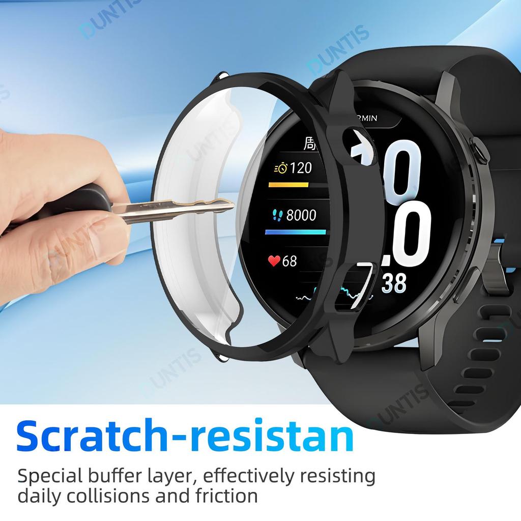 Case for Garmin Venu 4 41MM 45MM Soft TPU Face Screen Protector Cover All-Around Protective Bumper for Venu4 Accessories