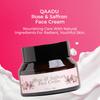 QAADU Rose & Saffron Face Cream | Anti-Aging Moisturizing Cream | Non-Greasy & Lightweight | Glowing Skin & Tan Removal | Natural Ingredients | Fac