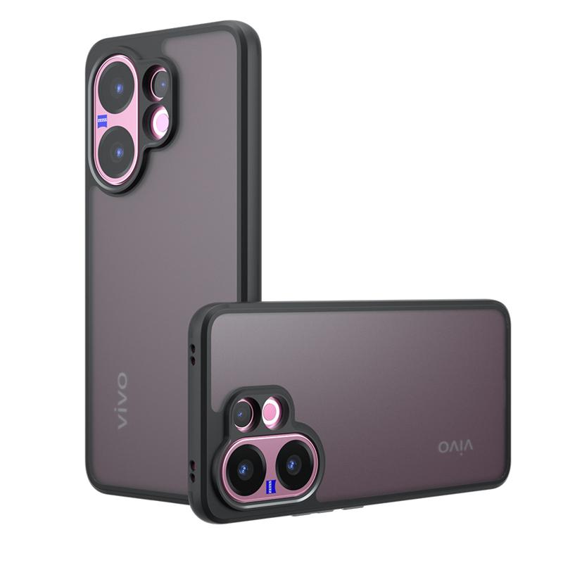 Translucent Matte Case For Vivo V60 Anti-knock Matte PC Full Edge Back Cover For Vivo V60 Case For Vivo V60 5G Case 6.77 inch