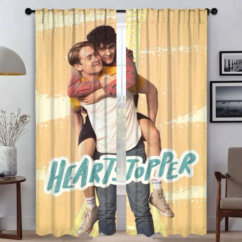 

Оконная штора для комнаты 2 панели Heartstoppers кухонные шторы для камеры Shades Home Interior Шторы Разделение Living Elegant W50xH70cmx2pcs-CL