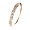 Light Luxury Open-ended Women's Fashionable and Versatile Zircon Bracelet High-end Ventilation Bracelet