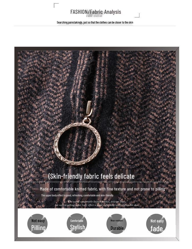 Fat Mama Plus Size Double-Sided Fleece Hooded Jacket for Mid-Aged & Elderly (Spring/Autumn)