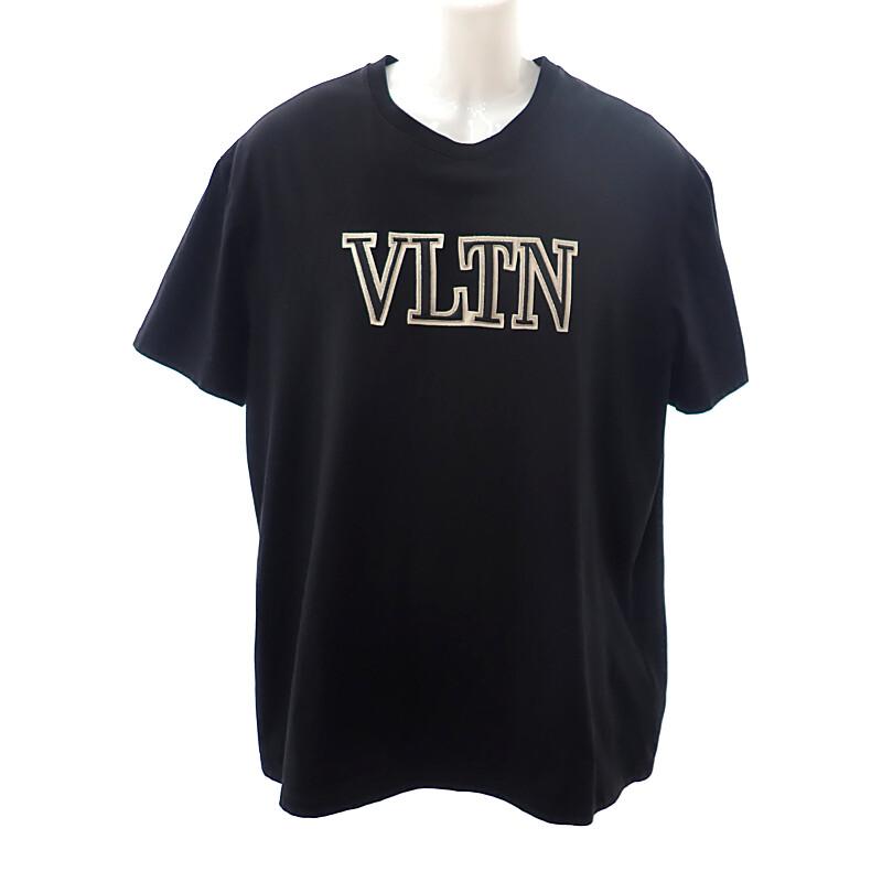 VALENTINO  1V3MG10V8RB_0NO XL Short sleeve T-shirt black cotton mens