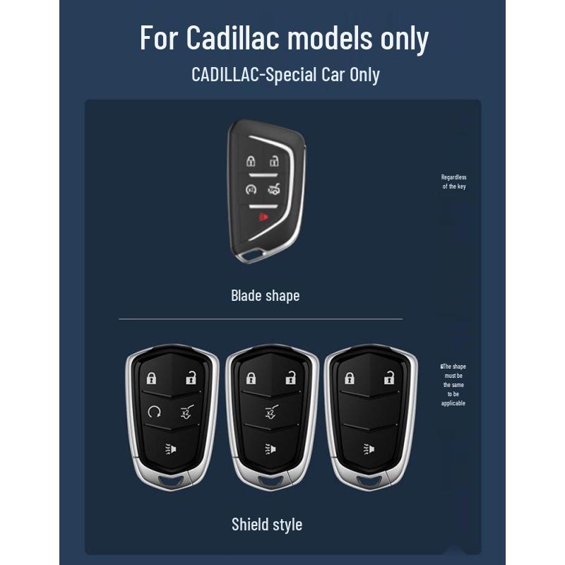 

Cadillac Key Covers: XT5, XT4, XT6, XTS, SRX - Suitable for Men & Women