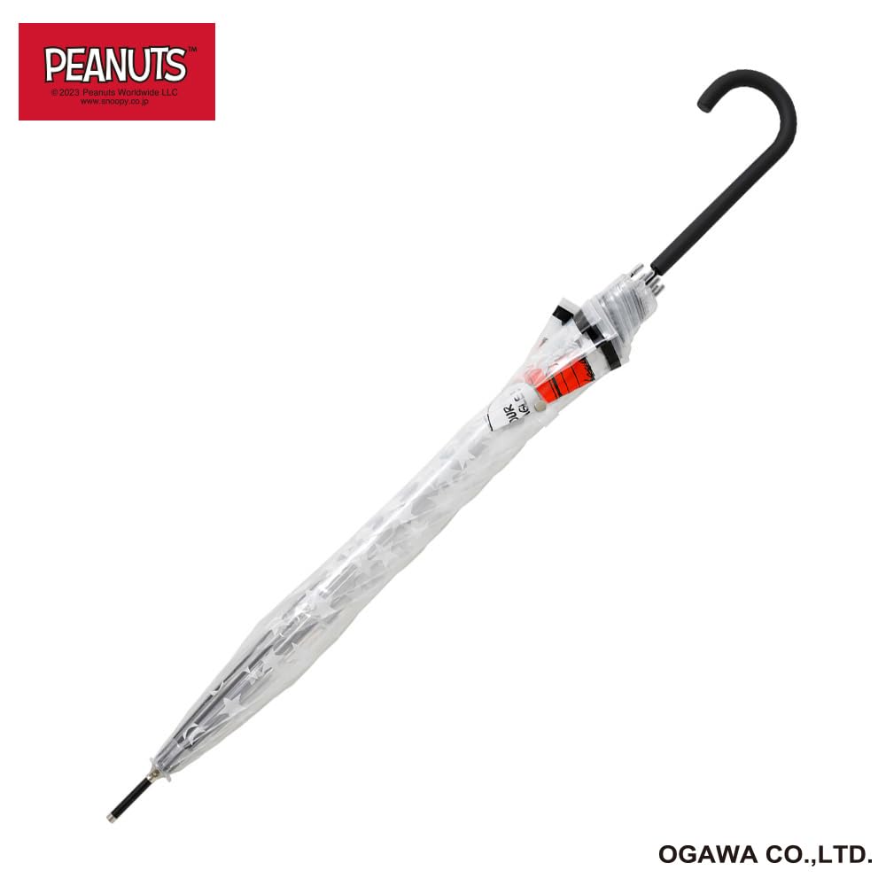 Ogawa Snoopy Vinyl Peanuts Basic 8 Safety Manual 72059 Women's Umbrella, Beagle, 59cm, Ribs, Opening,