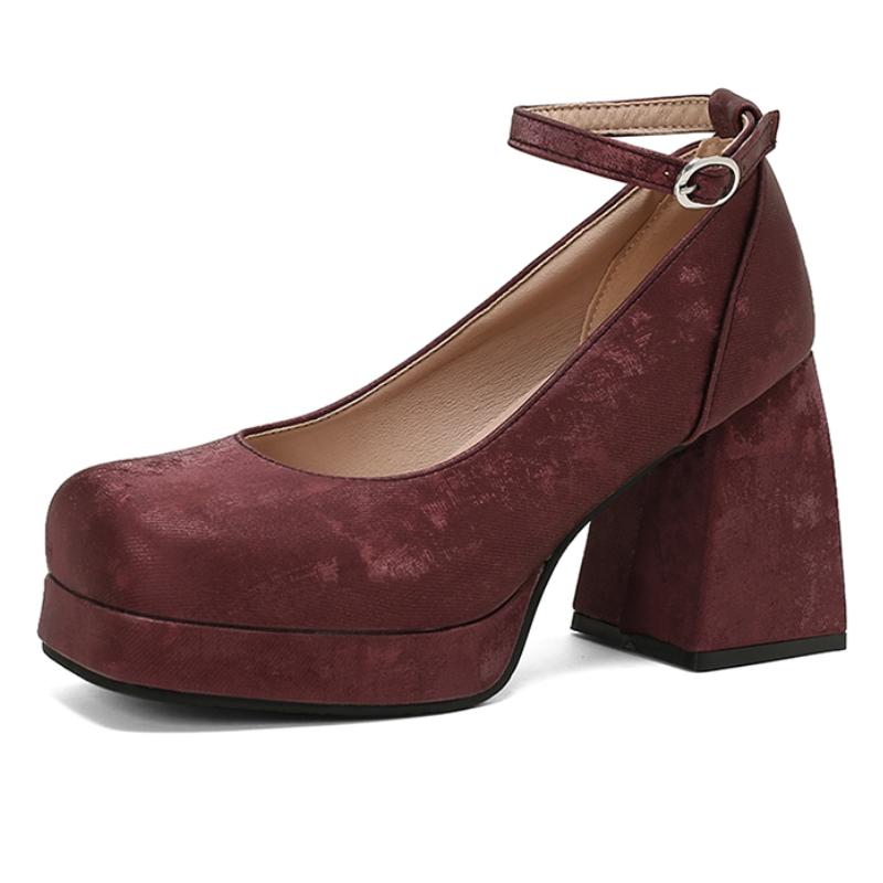 

Sexy Women s High Heels Shoes 2024 Platform Pumps Velvet Black Red Green Heeled Dance Party Wedding Shoes Female Large Size 45 41 вино красного