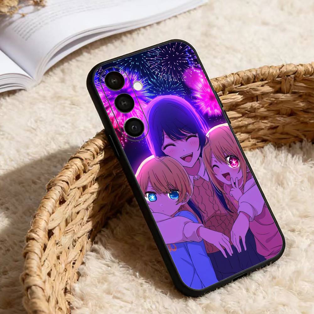Anime O-Oshi No Ko Phone Case For Samsung Galaxy A91,80,73,72 ,71,53,52,32 ,31,22,21s,20,Soft Black Case