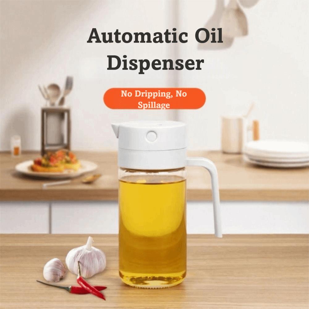 Dual-Use Vinegar Dispenser Drip-Free Oil Can Heat-Resistant Oil Dispenser  Cooking Oil