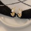 Cute Rabbit Earrings Simple Ladies Pearl Earrings Exquisite Rabbit Ear Studs  Jewelry Gifts