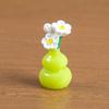 4Pcs Mini Vase Ornament Healing Mini Garden Stress Relief Partner Resin Bouquet Desktop Narrative Sense Decor