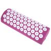 Bindo Acupressure Mat, Acupressure Mat with Pillow Set, Home Use (Three-Piece Acupuncture Mat Purple)