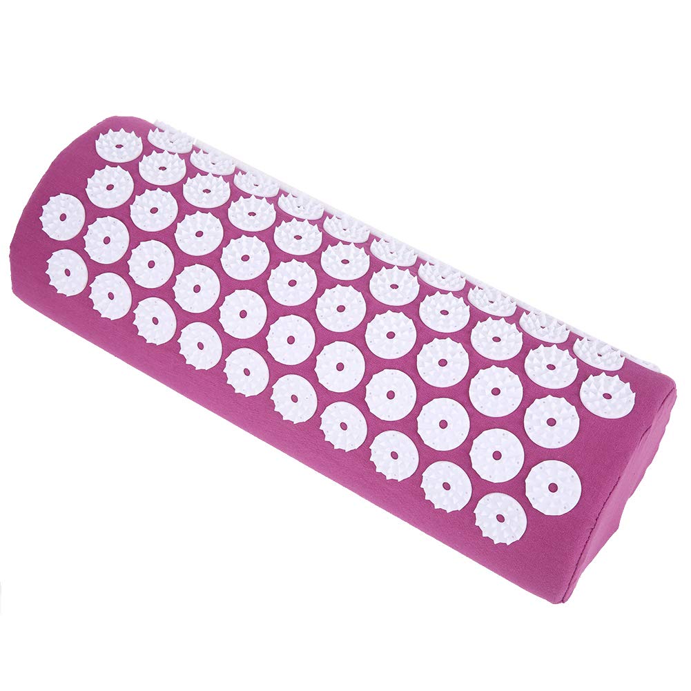 Bindo Acupressure Mat, Acupressure Mat with Pillow Set, Home Use (Three-Piece Acupuncture Mat Purple)