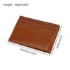 Casual Men's Short Wallet Genuine Leather Card Holders for Men Cowhide Credit Card Cover Wallet Slim Purse Card Case Women