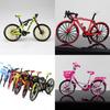 Exquisite Alloy Simulation Bicycle Model Ornaments Mini Bike Collectible Gift