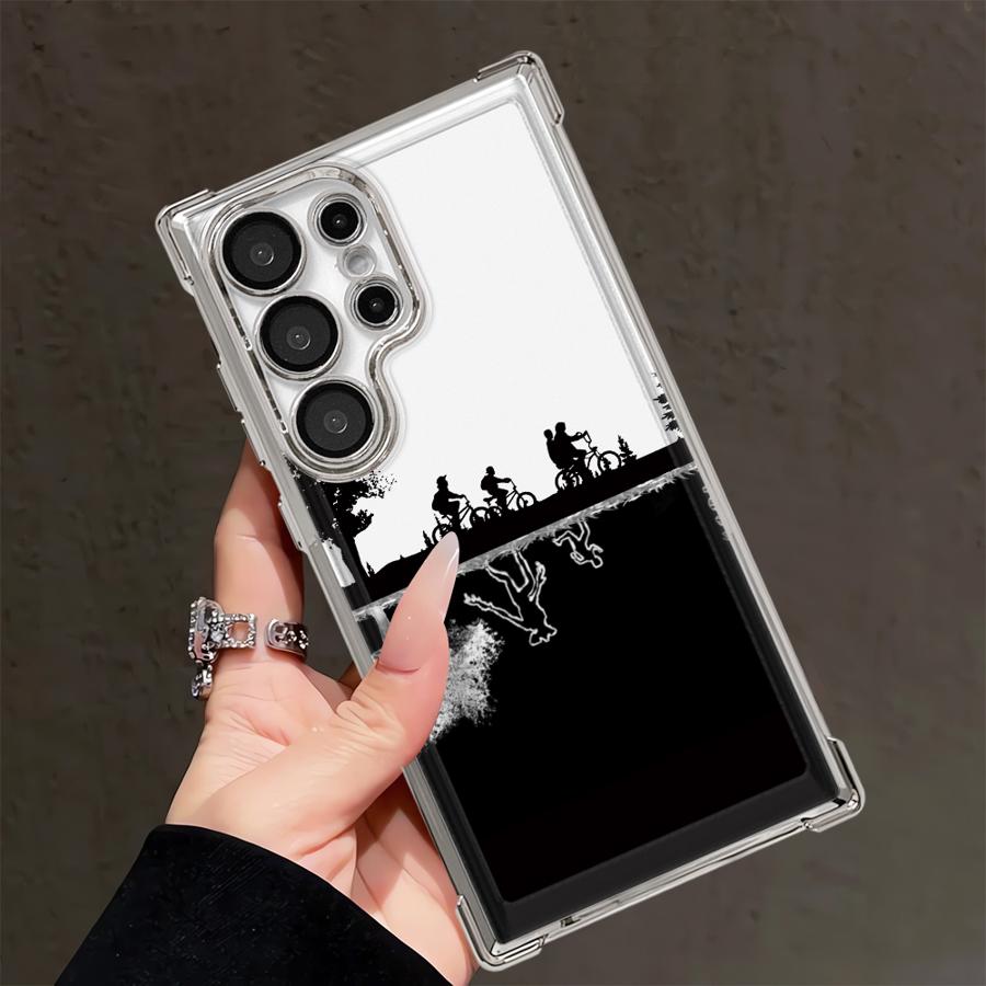 Phone Cover Funda Case for Samsung Galaxy 25 S20 Ultra S24 FE S23 S25Edge S22 Plus Note 20 Ultra S21 Strange Things Letters A-Z