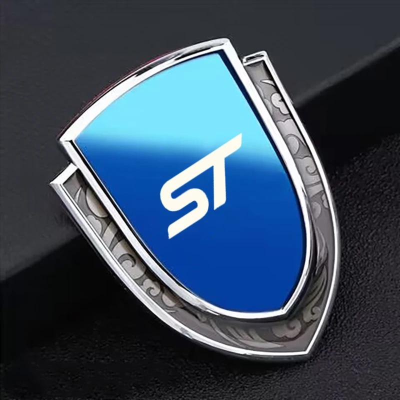 Car Stickers 3D Metal Accsesories Auto Accessory for Ford Focus Mk1 Mk2 Mk3 Mk4 2 3 4 St Stline Vignale Lommel