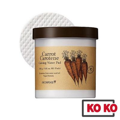 [SKINFOOD] Carrot Carotene Calming Water Pad 250g (60ea)