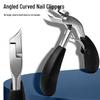 Stainless Steel Nail Clippers Set with Large Opening & Anti-Splash Design