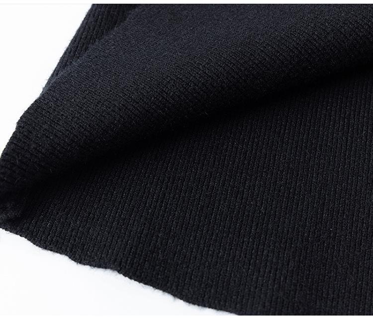 Spring 2026 High-Waisted Woolen Half-Skirt for Women - Versatile, Slimming, Casual Mid-Length.