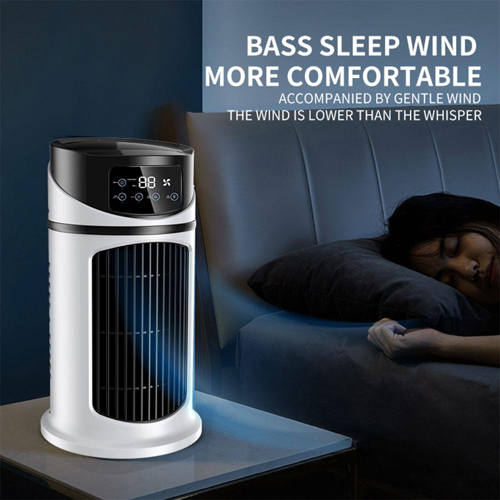 3 in 1 Mini Air Conditioner Air Cooler Fan Water Cooling Fan Portable 6 Speeds Air Conditioning Air Cooler For Home Office