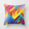 Colorful Geometric Abstract Pillowcase Office Sofa Car Cushion Cover Living Room Bedroom Decorative Pillowcase 45*45cm