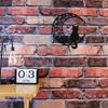 1 szt. Kot i Księżyc Metalowa Dekoracja Ścienna - Czarny Kot na Księżycu Rzeźba Ścienna dla Miłośników Kotów, Stylowy Wystrój Domu