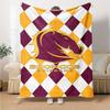1pc Football Team (19) Blanket, Gift, for Men and Women, Soft Blanket, Good for Sofa Bed Couch Travel, Lightweight Flannel Blanket