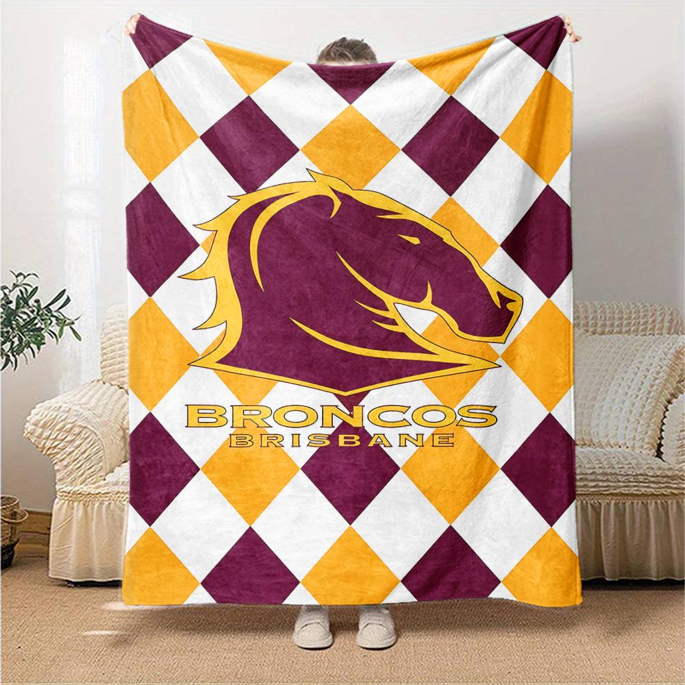 1pc Football Team (19) Blanket, Gift, for Men and Women, Soft Blanket, Good for Sofa Bed Couch Travel, Lightweight Flannel Blanket