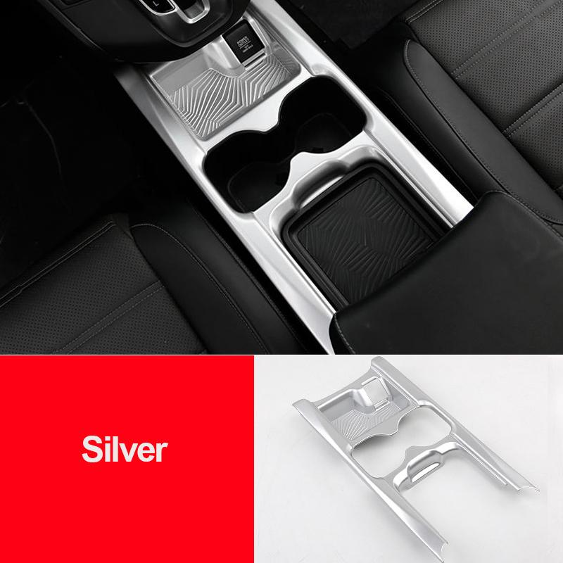 Central Control Interior Water Cup Holder Decorative Frame Panel Modified Accessories Car Supplies For Honda CRV 2017-