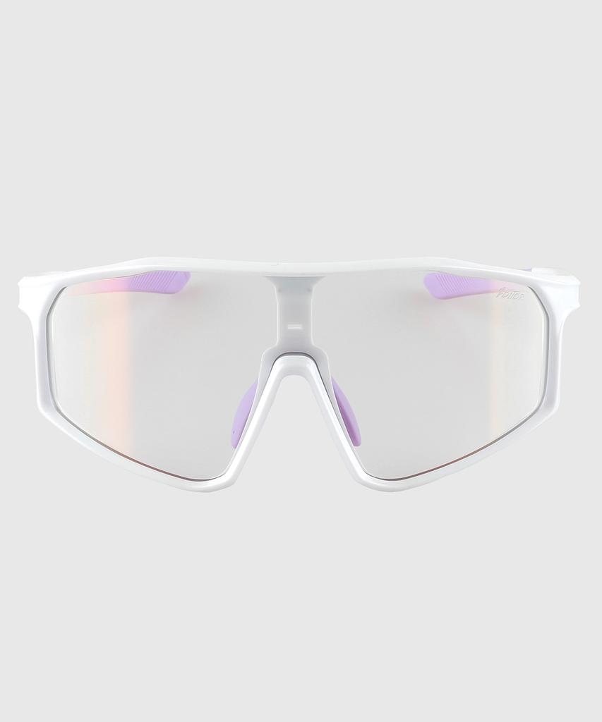 Tuditeo Sports Running Goggles Iter Sunglasses C6 Photochromic Red/Frame White Purple