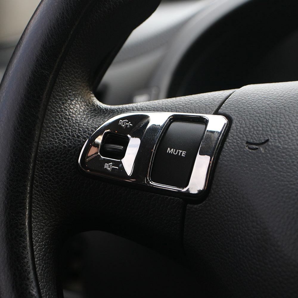 For Kia Sportage 3 SL 2012 2013 2014 2015 Steering Wheel Panel Sticker Cover Decoration Trim Styling Interior Accessories
