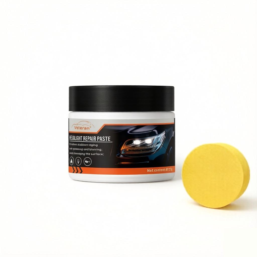 Car Headlight Repair Paste, Oxidation & Yellowing Restorer for Lamp Covers, Auto Beauty Care Product 85g