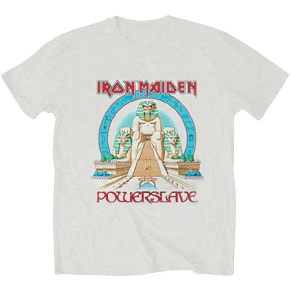 

Iron Maiden Powerslave Egypt Heather Grey T shirt - NEW S