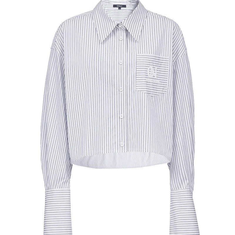 ONLY Women s Summer Cool Dropped Shoulder Long Sleeve Short Shirt S