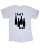 Craft Beer Drinking Brewery Graphic White T-shirt