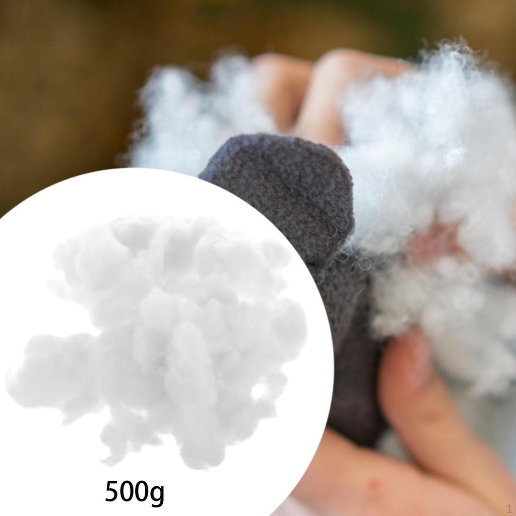 Artesanato Branco Fibra Poliéster Enchimento DIY Brinquedo Sofá Almofada Recheio Animal Artesanato