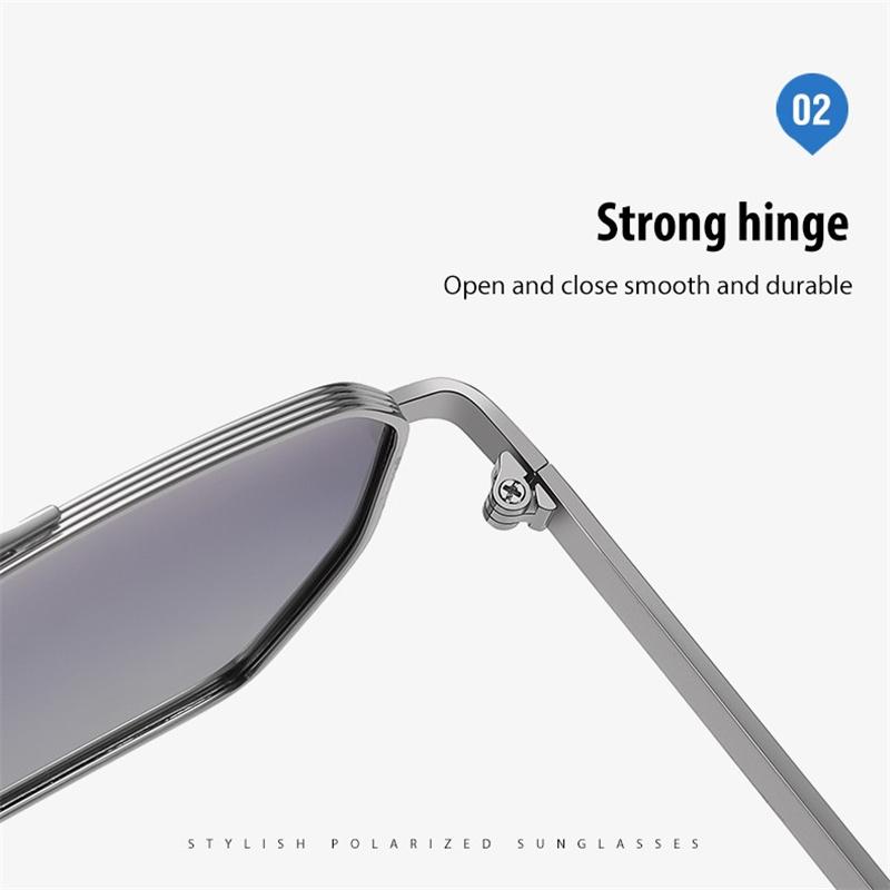 aoron Metal Frame Polarized Sunglasses Outdoor Fashion Accessories UV400 Anti Glare Driving Fishing Sport Glasses Men Women Gifts