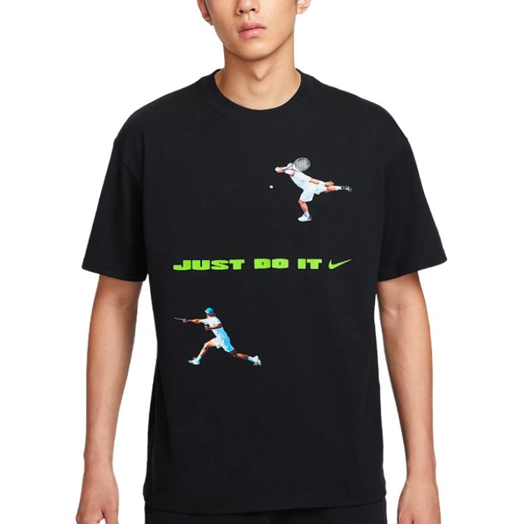 New Nike T Shirts Unisex Black IV5616-010