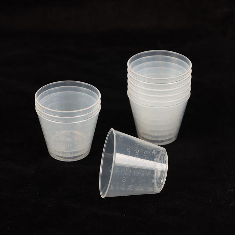 10Pcs Airbrush Painting Diy Art Craft Model Hobby Tool 1Oz/30Ml Graduated Plastic Mix Cups Universal Measuring Paint Tray