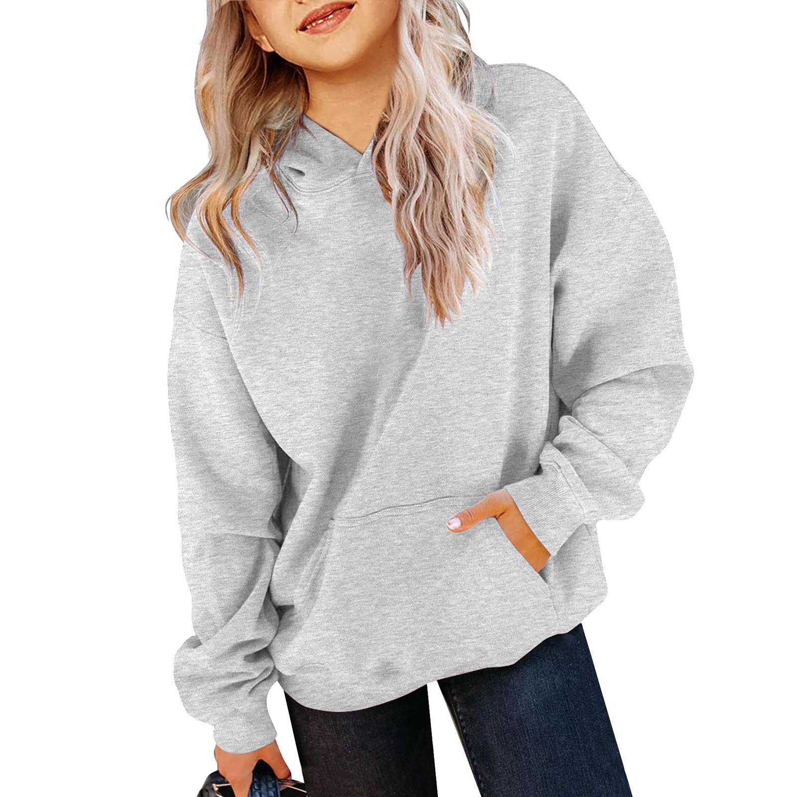 

Дитячі вільні однотонні світшоти для хлопчиків і дівчаток 90 світло-сірий колір