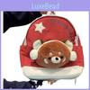 Panda Doll Bear Headband Earphones Star Letter Backpack Zipper Design Style