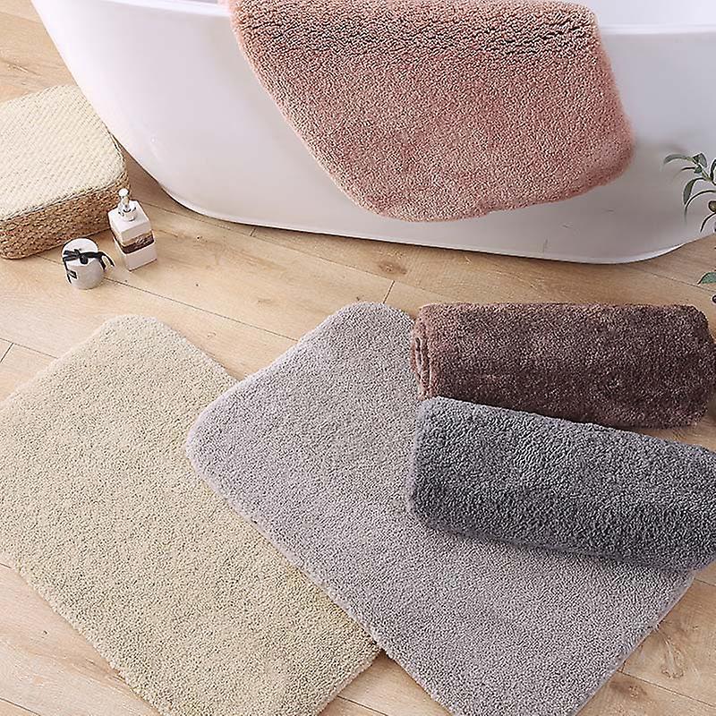 Anti-Slip Bathroom Carpet Machine Washable Soft Absorbent Microfibers Mat
