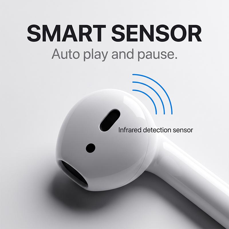 Zweite Generation 2. TWS True Wireless Bluetooth-Kopfhörer Bluetooth 5.3 Geringe Latenz Semi-In-Ear-Kopfhörer Lange Akkulaufzeit Sofortige Kopplung Ohrhörer