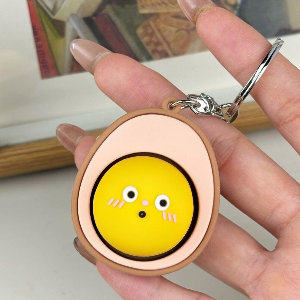 Funny Decompression Keyring Mini Cartoon Cute Fidget Pendant Adults