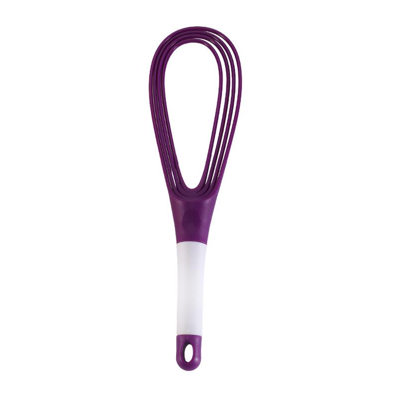 Kolorowy składany trzepak obrotowy - Wielofunkcyjne ręczne narzędzie kuchenne