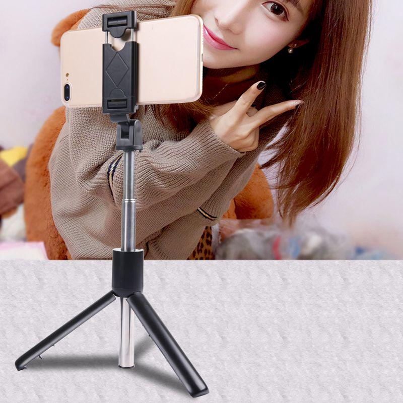 Multifunction Wireless Bluetooth Selfie Stick Detachable Tripod